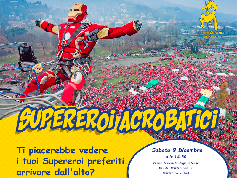 Supereroi acrobatici a Biella