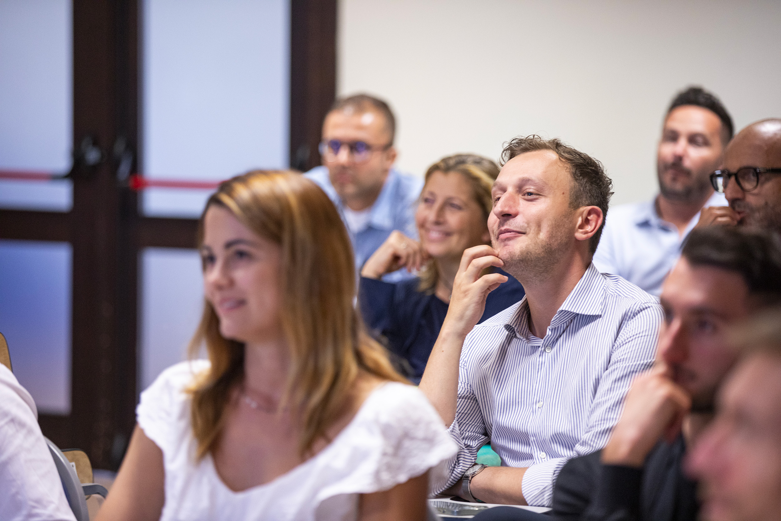 Sessione di formazione trimestrale della Academy a Pisa, con i partecipanti in aula
