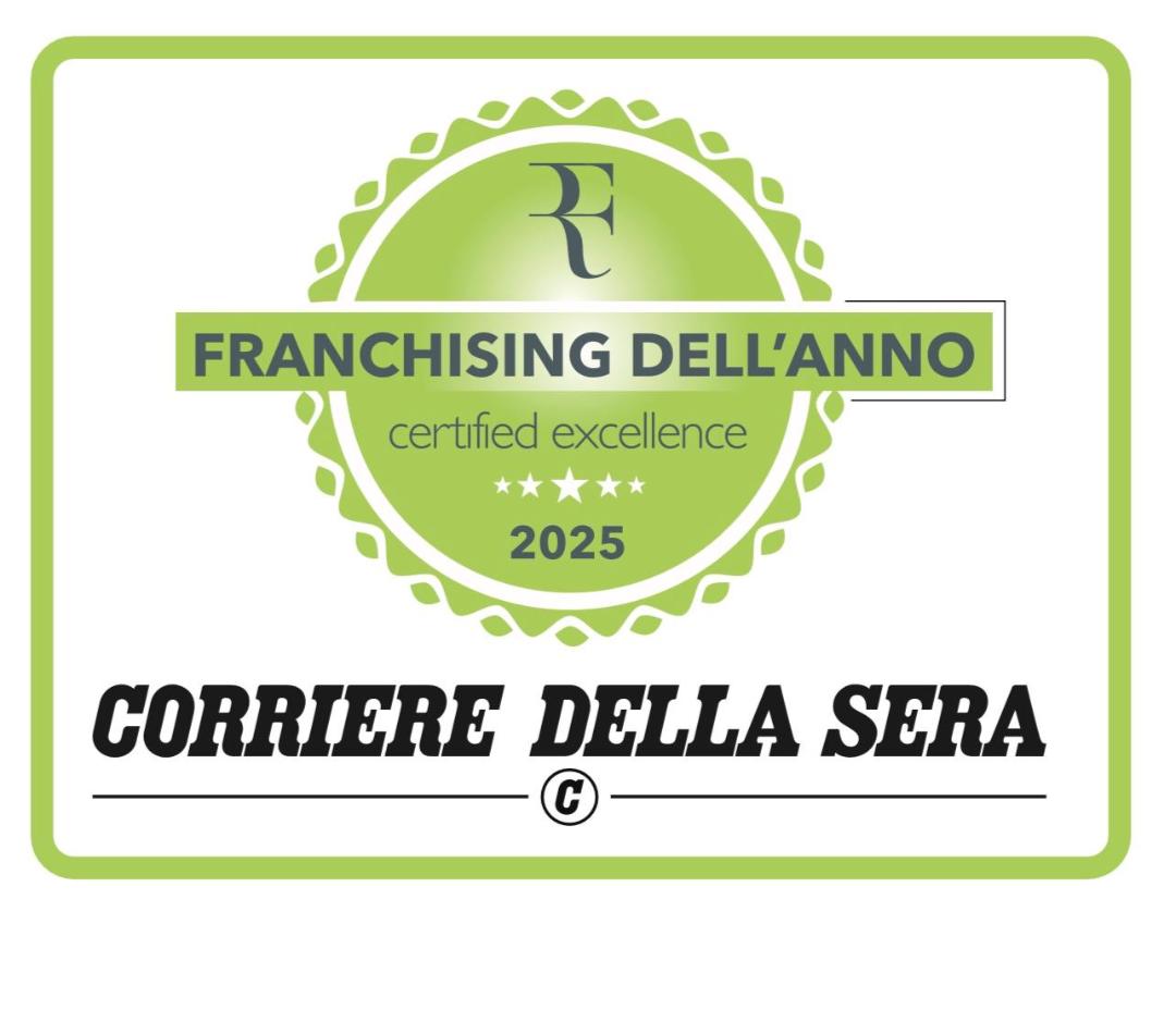Siamo stati premiati come “Franchising dell’anno 2025” dal Corriere della Sera!